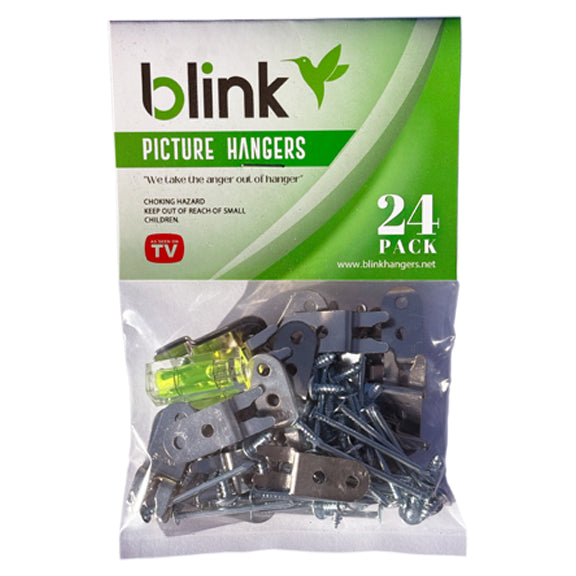 Blink Picture Hangers 24 Pack [Hangs 12 Frames]